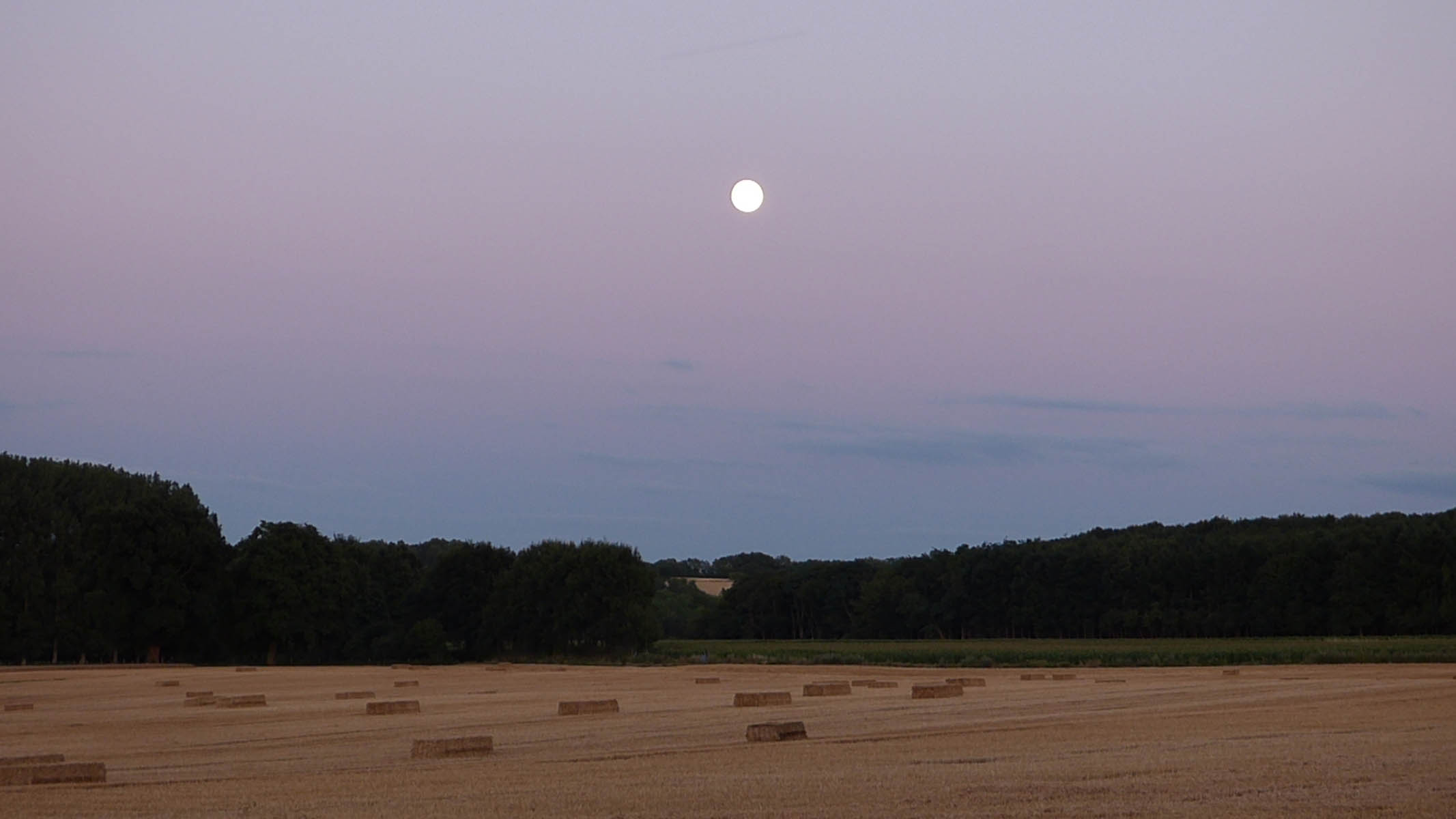 Plaine de Lune - Paysage du soir